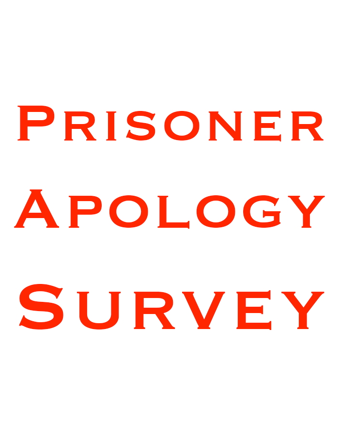 Prisoner Apology Survey